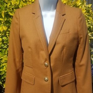 J Crew Schoolboy Blazer Camel Size 00